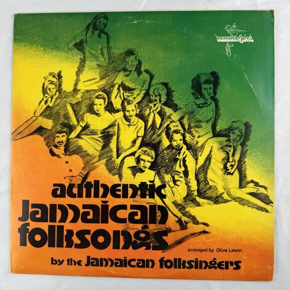 The Jamaican Folksingers NM Vinyl Record Authentic Folksongs Hummingbird Lewin - Picture 1 of 7